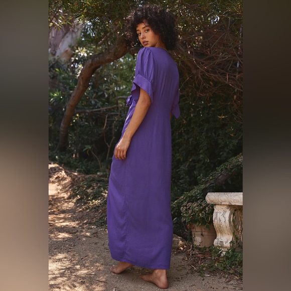 Free people vintage summer midi dress - purple - Picture 2 of 6